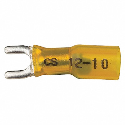 VELVAC 37424 Fork Terminal Tin Copper Yellow PK10