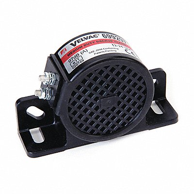 VELVAC 699297 Back up Alarm 97dB Black 3-1/2 In L