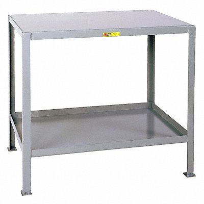 LITTLE GIANT MT18242 Fixed Work Table Steel 24 W 18 D
