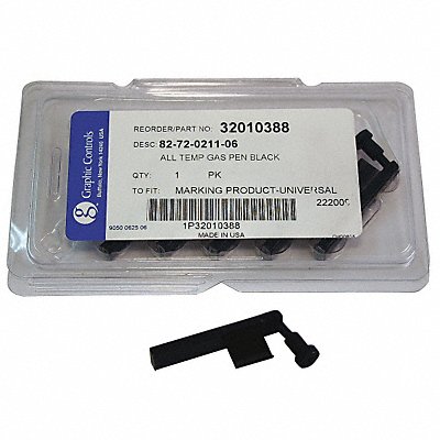 GRAPHIC CONTROLS 8272021106 BLACK STATIC PENS Pen 6 Pens Black