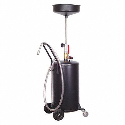 WESTWARD 21EM03 Portable Oil Drain 18 gal 14 1/2 In.