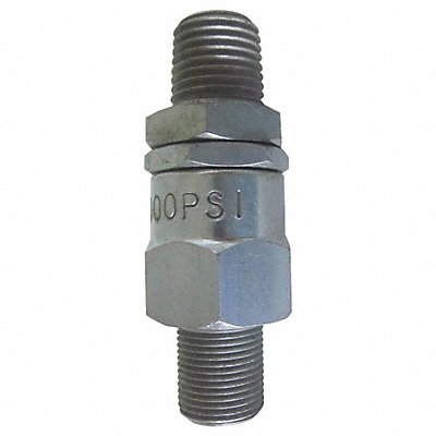 WESTWARD 21EM16 Straight Swivel 1/4 In.