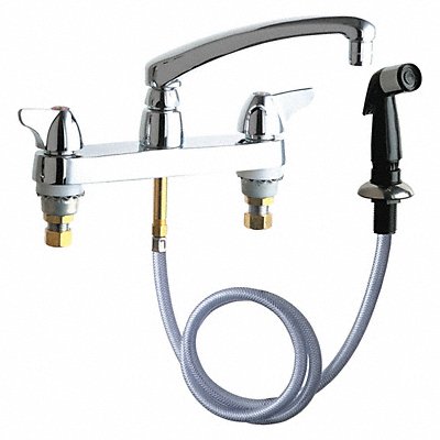 CHICAGO FAUCETS 1102ABCP Hot And Cold Water Sink Faucet