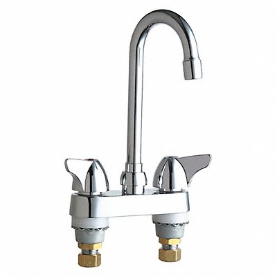 CHICAGO FAUCETS 1895E35ABCP Hot And Cold Water Sink Faucet