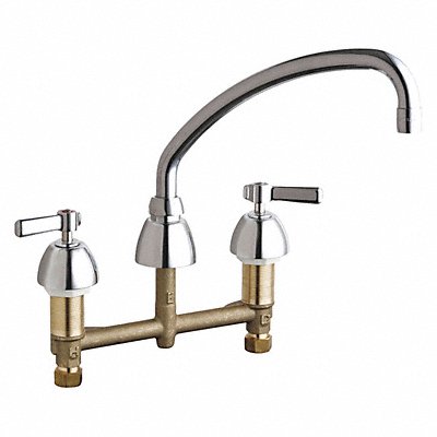 CHICAGO FAUCETS 201AABCP Low Arc Chrome Chicago Faucets 201