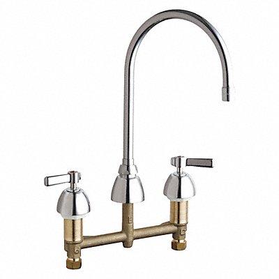 CHICAGO FAUCETS 201AGN8AE3XKABCP Kitchen Sink Faucet W/O Spray