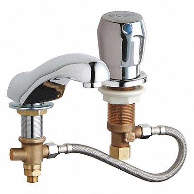CHICAGO FAUCETS 404HZCW665ABCP Concealed Cold Water Metering Faucet