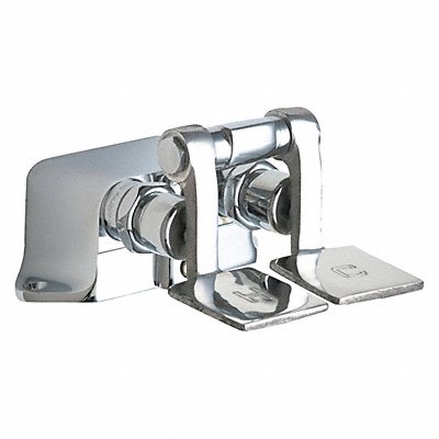 CHICAGO FAUCETS 625SLOABCP Hot And Cold Water Pedal Box