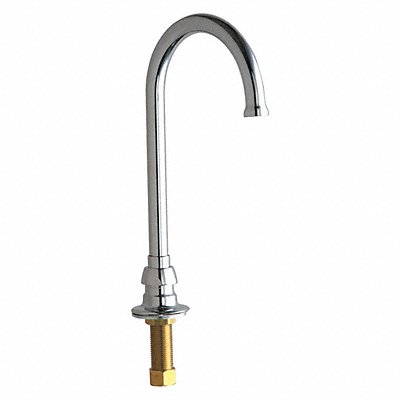 CHICAGO FAUCETS 626ABCP Remote Rigid Swing Gooseneck Spout