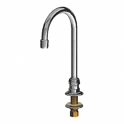 CHICAGO FAUCETS 626E29ABCP Remote Rigid Swing Gooseneck Spout