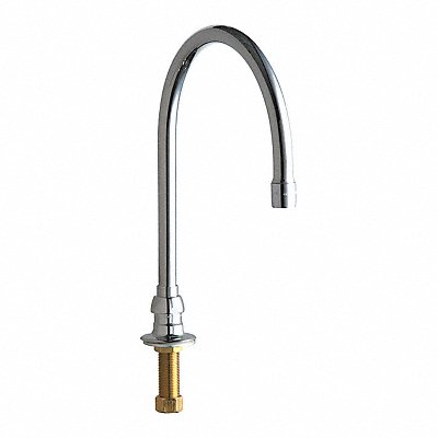 CHICAGO FAUCETS 626GN8AE3ABCP Remote Rigid Swing Gooseneck Spout