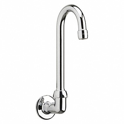 CHICAGO FAUCETS 629E3ABCP Remote Rigid Swing Gooseneck Spout
