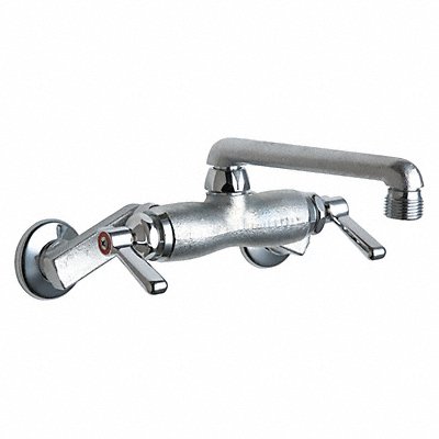 CHICAGO FAUCETS 737RCF Hot And Cold Water Sink Faucet
