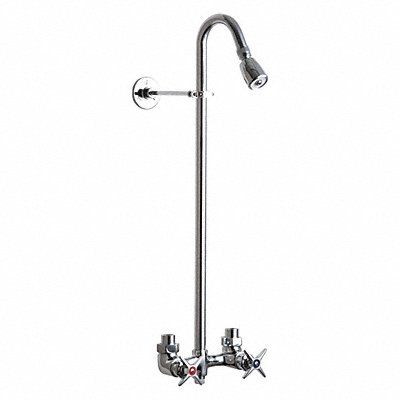 CHICAGO FAUCETS 752CP Exposed Two Handle Shower Fitting With
