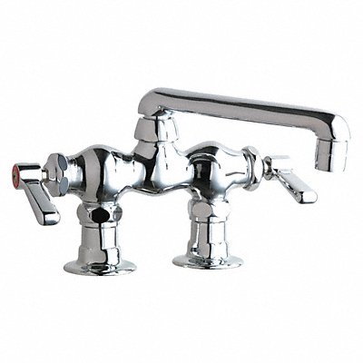 CHICAGO FAUCETS 772E35ABCP Hot And Cold Water Sink Faucet