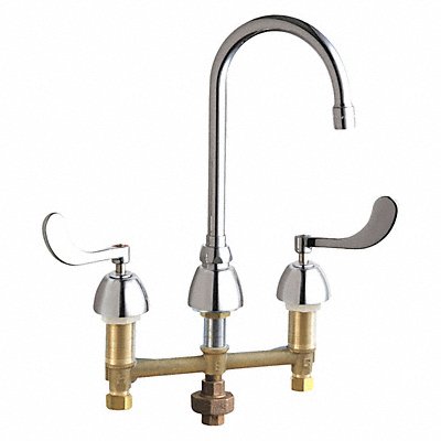 CHICAGO FAUCETS 786TWGN2AE35ABCP Concealed Hot And Cold Water Sink