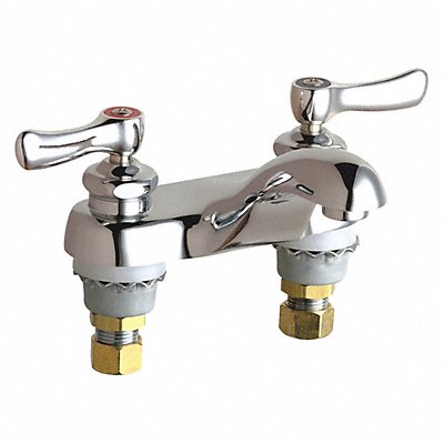 CHICAGO FAUCETS 802XKABCP Hot And Cold Water Sink Faucet