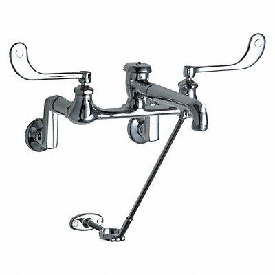 CHICAGO FAUCETS 814VBCP Hot And Cold Water Sink Faucet