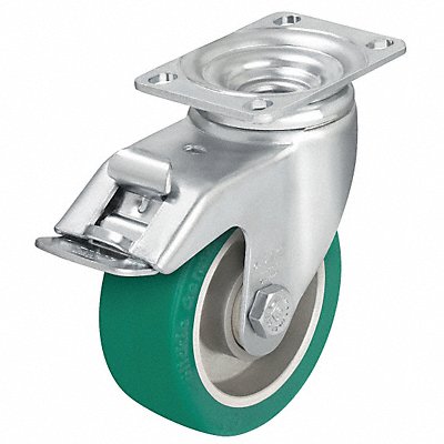GRAINGER LALST100K12FI Standard Plate Castor Swivel 400 lb.