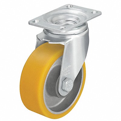 GRAINGER LALTH125K12 Standard Plate Castor Swivel 400 lb.