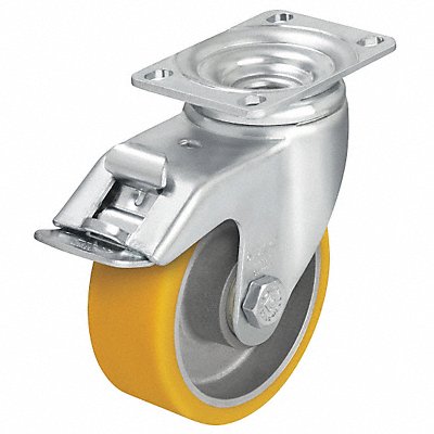 GRAINGER LALTH125K12FI Standard Plate Castor Swivel 400 lb.