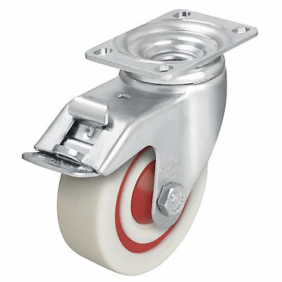 GRAINGER LPOW100KF12FI Standard Plate Castor Swivel 400 lb.