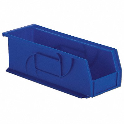 LEWISBINS PB14055Blue Hang and Stack Bin Blue PP 5 in