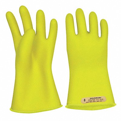 SALISBURY E0011Y8 Elect Insulating Gloves Type I 8 PR1