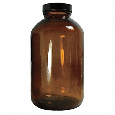 QORPAK GLC02194 Packer Bottle 95mm H Amber 54mm Dia PK24