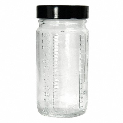 QORPAK GLC10523 Bottle 68 mm H Clear 33 mm Dia PK48