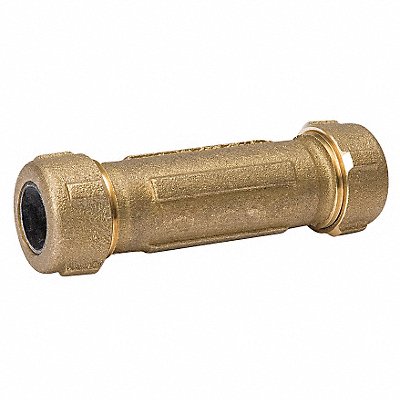GRAINGER 160306NL Compression Coupling Brass 1 in Rubber