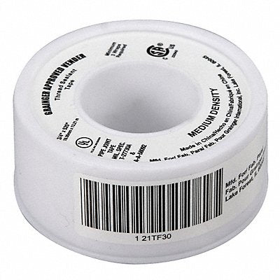 GRAINGER 21TF30 Thread Sealant Tape 3/4 W White