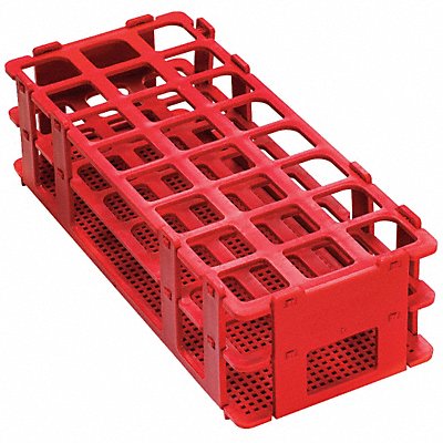 SP SCIENCEWARE F187460003 Test Tube Rack No-Wire 25mm Red