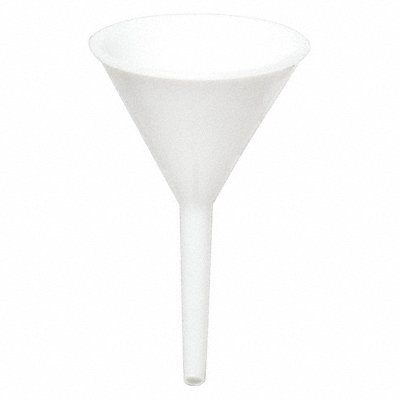 GRAINGER F146950000 Funnel 76 mm Dia 12.7 cm H 90 mL PK6