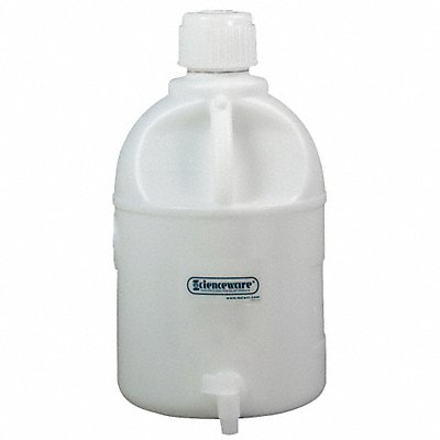 GRAINGER F118470050 Carboy 20 L 520 mm H White