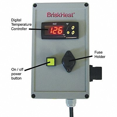 BRISKHEAT TTD999K240 Temperature Controller 15A
