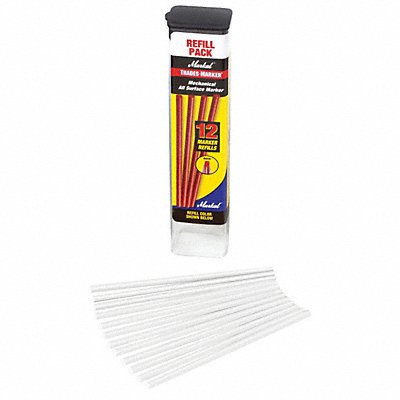 MARKAL 96240 Marker Refill Permanent White PK12
