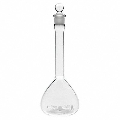 CHEMGLASS CG160004 Volumetric Flask 50 mL 145 mm H
