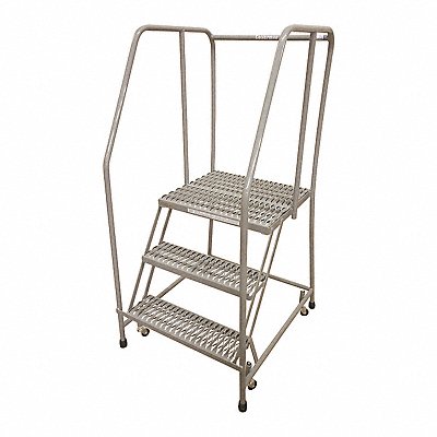 COTTERMAN 1003R2630A3E30B3C1P6 Rolling Ladder Steel 60In. H. Grey