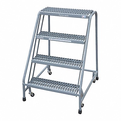 COTTERMAN 1004N3232A3E10B3C1P6 Rolling Ladder Steel 40In. H. Grey