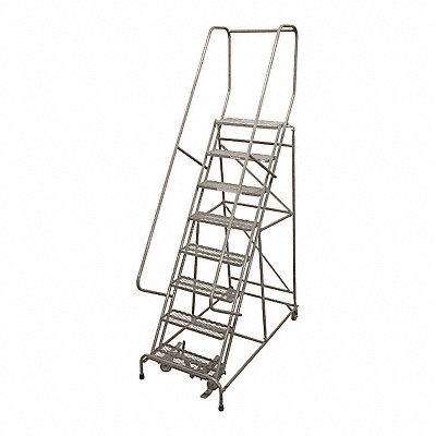 COTTERMAN 1508R2632A3E10B4W5C1P6 Rolling Ladder Steel 110In. H. Grey