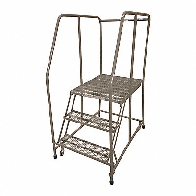 COTTERMAN 1503R2630A1E30B3C1P6 Rolling Ladder Steel 60In. H. Grey