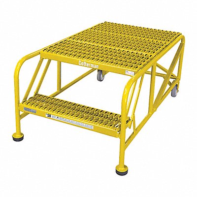 COTTERMAN 2WP2424A3B8AC2P6 Work Platform 2 Step Steel 20In. H.