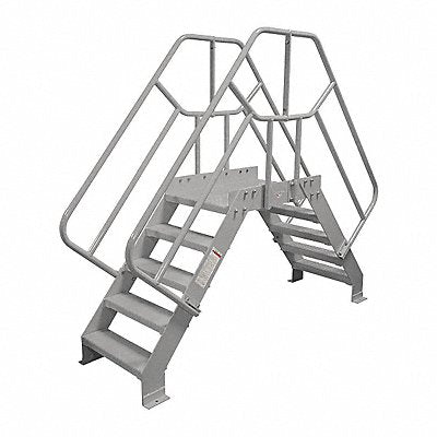 COTTERMAN 4SCS24A3C1P3 Crossover Bridge 4 Step Steel 74In. H.