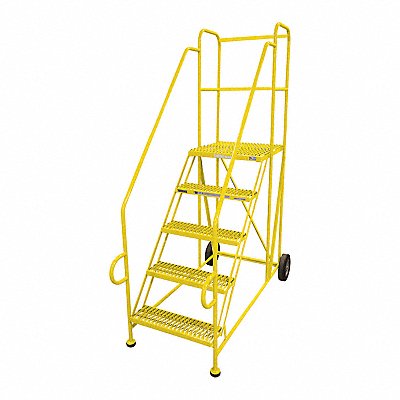 COTTERMAN 5TAP2424RA3E24B11D3C2P6 Work Platform 5 Step Steel 86In. H.