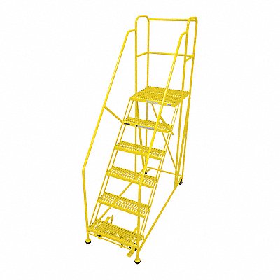 COTTERMAN 6WP3636RA3B4B8AC2P6 Work Platform 6 Step Steel 96In. H.
