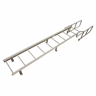 COTTERMAN F8WC1 Fixed Ladder 7 ft H. Steel 8 Rungs