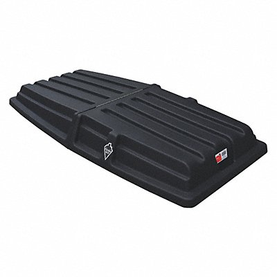 TOUGH GUY 21VK31 Tilt Truck Lid Black Hinged 72 in L