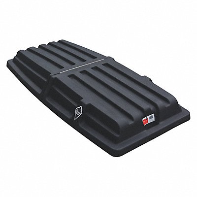 TOUGH GUY 21VK32 Tilt Truck Lid Black Hinged 60 In.L