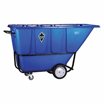 TOUGH GUY 21VK44 Tilt Truck Std 1 cu yd. 1250 lb Blue